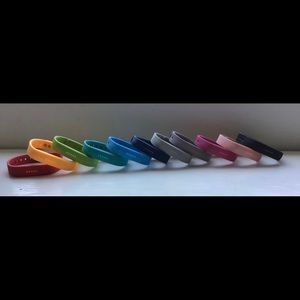 Multi color set of flex 2 fit bit cases